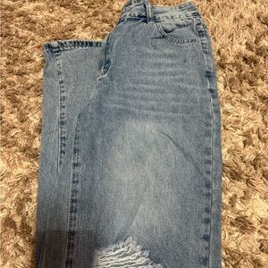 Blue Distressed Jeans